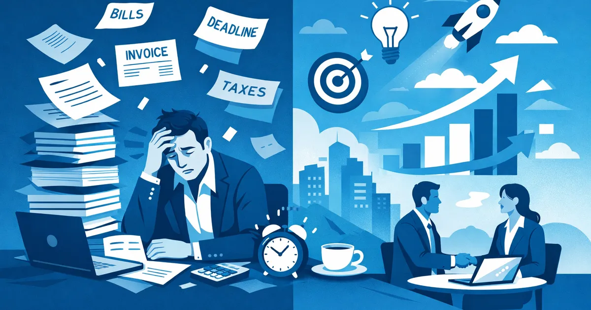 The Hidden Cost of Business Admin: Time vs. Growth